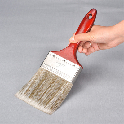 3 Inch Bristle Synthetic Spiral Wire Stainless Steel Ferrule Red Phoenix Wooden Handle Paint Brush