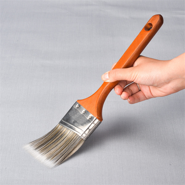 3 Inch Bristle Synthetic Spiral Wire Stainless Steel Ferrule Red Phoenix Wooden Handle Paint Brush