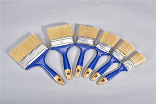 5inch vintage plastic handle paint brushes wall